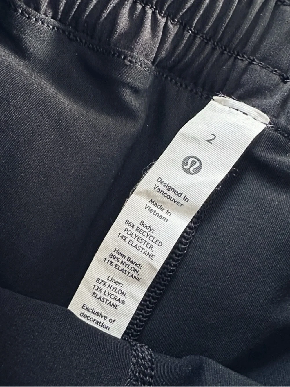 NEW Lululemon Hotty Hot High-Rise Skirt Black
